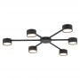 TK Lighting Avia Black 4692 lampa podsufitowa 6x10 W czarna zdj.4