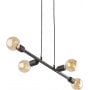 TK Lighting Porto 4836 lampa wisząca 4x15 W czarny zdj.3