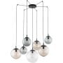 TK Lighting Esme 4863 lampa wisząca powyżej 6x15 W czarna zdj.1