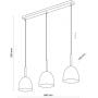 TK Lighting Nord 4869 lampa wisząca zdj.2