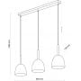 TK Lighting Nord 4871 lampa wisząca zdj.2