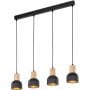 TK Lighting Cairo 4896 lampa wisząca 3x15 W czarna zdj.5