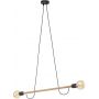 TK Lighting Helix 4951 lampa wisząca 2x15 W czarny zdj.1