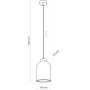 TK Lighting Satipo 5623 lampa wisząca zdj.2