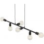 TK Lighting Porto 5721 lampa wisząca 6x15 W czarny zdj.3