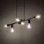 TK Lighting Porto 5721 lampa wisząca 6x15 W czarny zdj.6