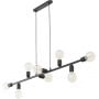 TK Lighting Porto 5722 lampa wisząca powyżej 6x15 W czarny zdj.1