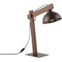 TK Lighting Oslo 5788 lampa biurkowa 1x15 W drewno-brązowa zdj.1