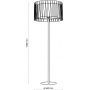 TK Lighting Harmony 5890 lampa stojąca 1x15 W czarny zdj.2