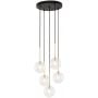 TK Lighting Nilos 5943 lampa wisząca 5x6 W czarna zdj.6