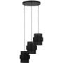 TK Lighting Calisto 5981 lampa wisząca 3x15 W czarna zdj.1