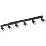 TK Lighting Top 6178 lampa podsufitowa 6x10 W czarna zdj.3