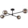 TK Lighting Sarius 6235 lampa podsufitowa 4x6 W czarna zdj.3