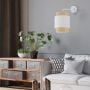 TK Lighting Boho White 6538 kinkiet 1x15 W biały zdj.4