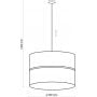 TK Lighting Linobianco 6573 lampa wisząca zdj.2