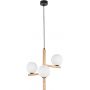 TK Lighting Estera Wood 6799 lampa wisząca 3x6 W biała zdj.1