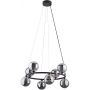 TK Lighting Anabelle 6844 lampa wisząca powyżej 6x6 W czarna zdj.1