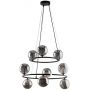 TK Lighting Anabelle 6845 lampa wisząca powyżej 6x6 W czarna zdj.1