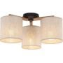 TK Lighting Deva Nature 6865 lampa podsufitowa 3x15 W czarna zdj.3