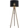 TK Lighting Grand 16005 lampa stojąca 1x15 W czarna-drewno zdj.3