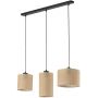 TK Lighting Juta 4954 lampa wisząca 3x15 W czarna zdj.1