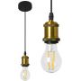 TooLight Lumo OSW00700 lampa wisząca 1x10 W czarna-złota zdj.1