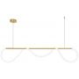 TooLight Long Gold OSW03998 lampa wisząca 1x60 W złota zdj.1