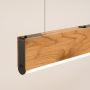 Thoro Lighting Lykke TH324 lampa wisząca 1x36 W czarna-drewno zdj.8