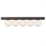 Zuma Line Sphere 1202 lampa podsufitowa 5x8 W biała-czarna zdj.2