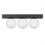 Zuma Line Sphere 1204 lampa podsufitowa 3x8 W biała-czarna zdj.1