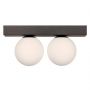 Zuma Line Sphere 1205 lampa podsufitowa 2x8 W biała-czarna zdj.2