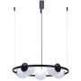 Zuma Line Orbit 5011 lampa wisząca 5x40 W czarna zdj.1