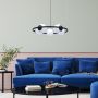 Zuma Line Orbit 5011 lampa wisząca 5x40 W czarna zdj.4