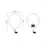 Zuma Line Balloon 84454BE kinkiet x2.25 W niebieski zdj.2