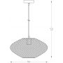 Zuma Line Orion A8032BK lampa wisząca 1x40 W czarna zdj.2