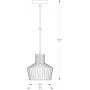 Zuma Line Dolia A8079BK lampa wisząca 1x40 W czarna zdj.2