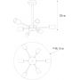 Zuma Line Mandi A81006 lampa podsufitowa 6x40 W czarna zdj.2