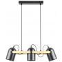 Zuma Line Fati A81633A lampa wisząca 3x40 W czarna zdj.1