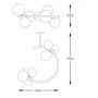 Zuma Line Molecule C045406QF7AA lampa podsufitowa 6x33 W biała zdj.2