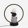 Zuma Line Astronauta EX15S020U1 lampka nocna 1x4 W biała-czarna-złota zdj.4