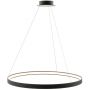 Zuma Line Circle LA07211BK lampa wisząca 1x50 W czarna zdj.1