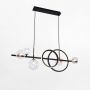 Zuma Line Taremi MD24487B3BGD lampa wisząca 6x15 W czarna-złota zdj.1