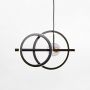 Zuma Line Taremi MD24487B3BGD lampa wisząca 6x15 W czarna-złota zdj.4