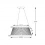 Zuma Line Balu MD33282M3BT lampa wisząca 1x57 W czarna zdj.2