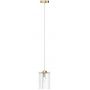 Zuma Line Nira MD35231EGN lampa wisząca 1x40 W przezroczysta-złota zdj.1