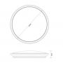 Zuma Line Moren MS70224VBK plafon 1x22 W biały-czarny zdj.2