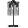 Zuma Line Nira MT35233SEBCN lampa stołowa 3x40 W czarna-przydymiona zdj.3