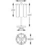 Zuma Line Nira MT35233SEGN lampa stołowa 3x40 W przezroczysta-złota zdj.2