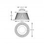 Zuma Line Balu MX332823BT lampa podsufitowa 1x34 W czarna zdj.2