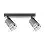Zuma Line Ren OB2211BD2BK lampa podsufitowa 2x50 W czarna-szara zdj.1
